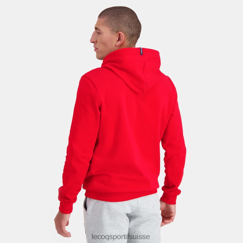 Le Coq Sportif sweat à capuche rouge Hommes N6N04V59 vêtements