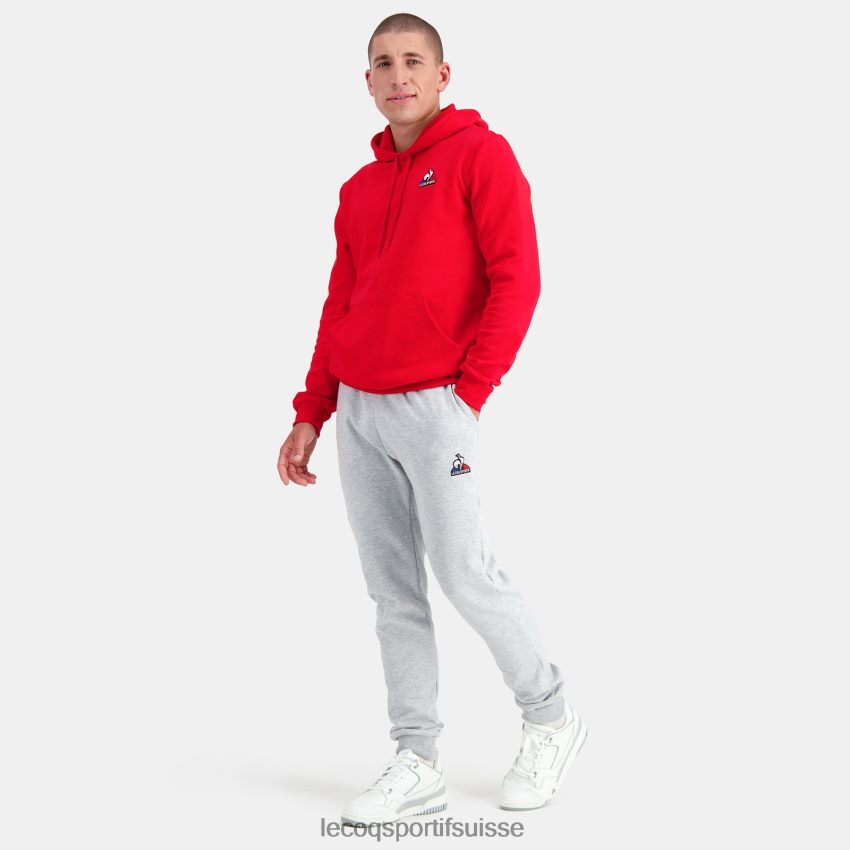 Le Coq Sportif sweat à capuche rouge Hommes N6N04V59 vêtements