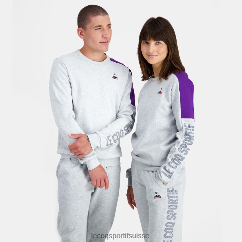 Le Coq Sportif sweat gris Hommes N6N04V443 vêtements