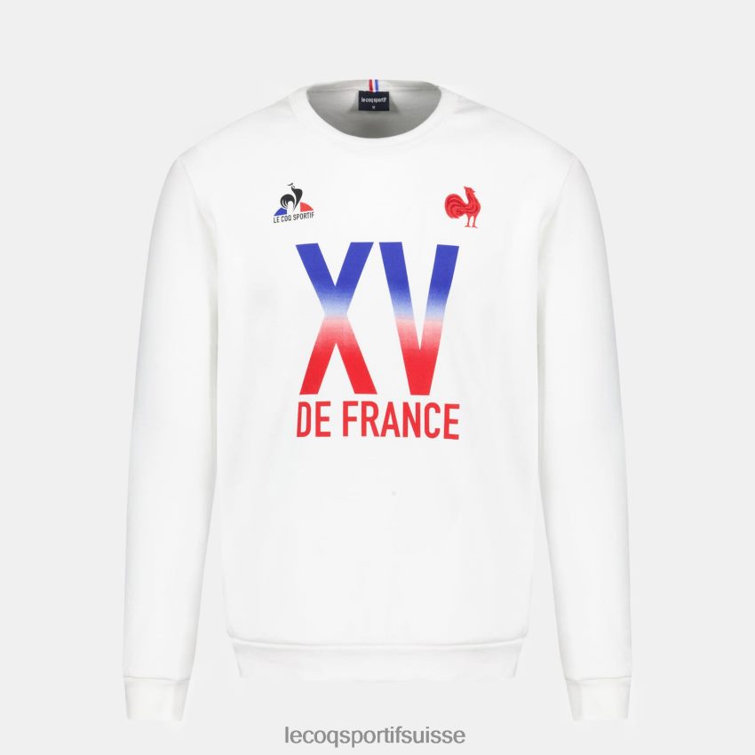 Le Coq Sportif sweat - xv de france blanc Hommes N6N04V26 vêtements