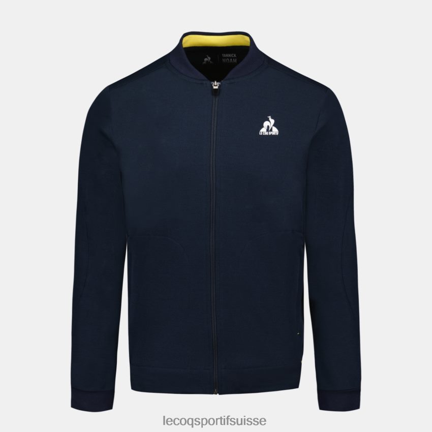 Le Coq Sportif sweat zippé bleu Hommes N6N04V19 vêtements