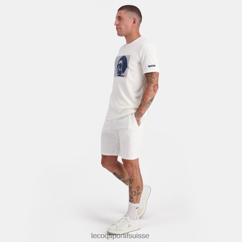 Le Coq Sportif short blanc Hommes N6N04V227 vêtements