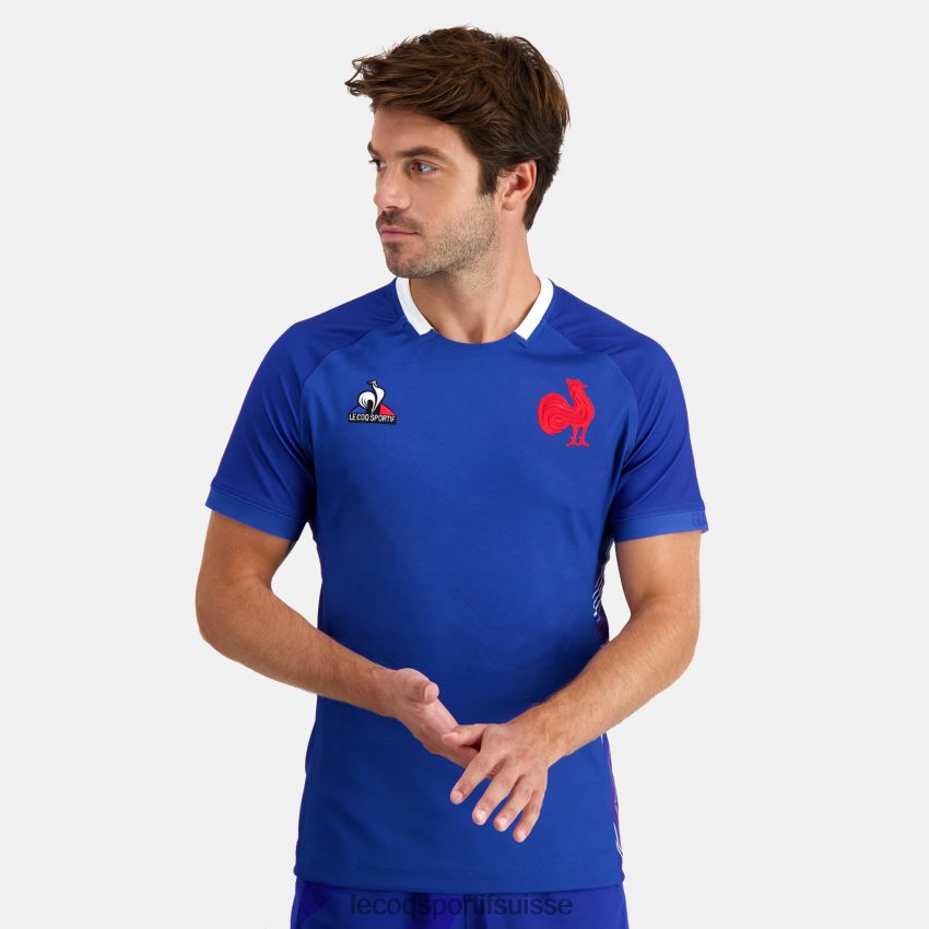 Le Coq Sportif maillot réplique rugby 7 - équipe de france bleu Hommes N6N04V475 vêtements