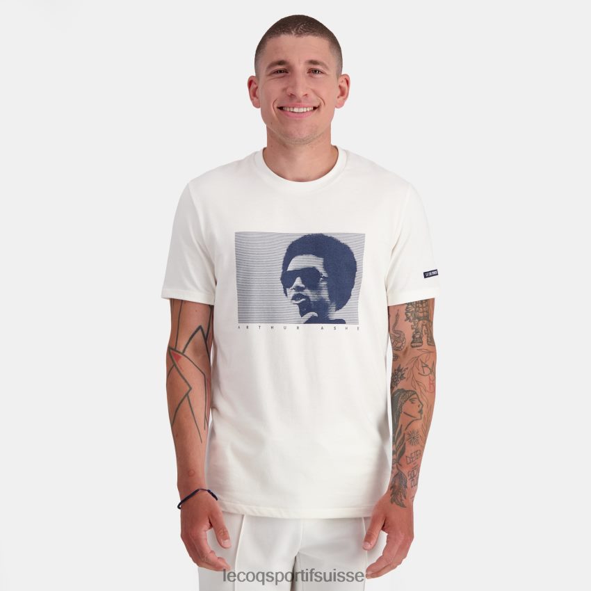 Le Coq Sportif t-shirt mode blanc Hommes N6N04V159 vêtements