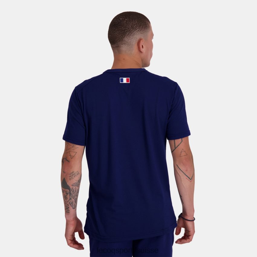 Le Coq Sportif tee-shirt bleu Hommes N6N04V216 vêtements