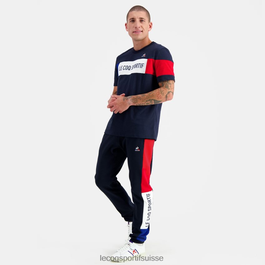 Le Coq Sportif tee-shirt bleu Hommes N6N04V458 vêtements