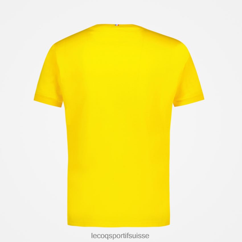 Le Coq Sportif tee-shirt jaune Hommes N6N04V465 vêtements