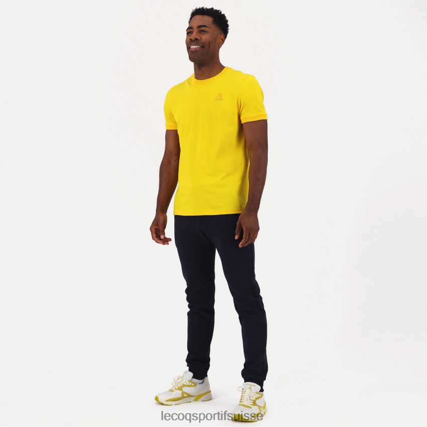 Le Coq Sportif tee-shirt jaune Hommes N6N04V465 vêtements