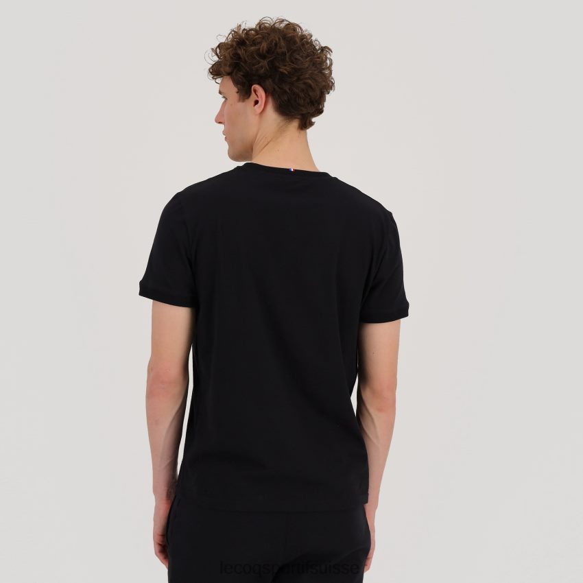 Le Coq Sportif tee shirt noir Hommes N6N04V195 vêtements