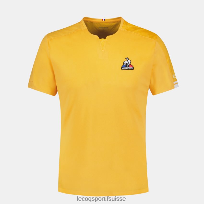 Le Coq Sportif tee-shirt orange Hommes N6N04V483 vêtements