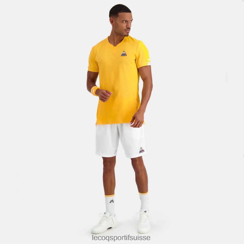 Le Coq Sportif tee-shirt orange Hommes N6N04V483 vêtements